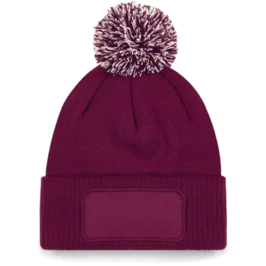 Burgundy / Off White