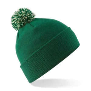 Bottle Green / Off White