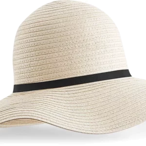 Marbella zonnehoed met brede rand Natural