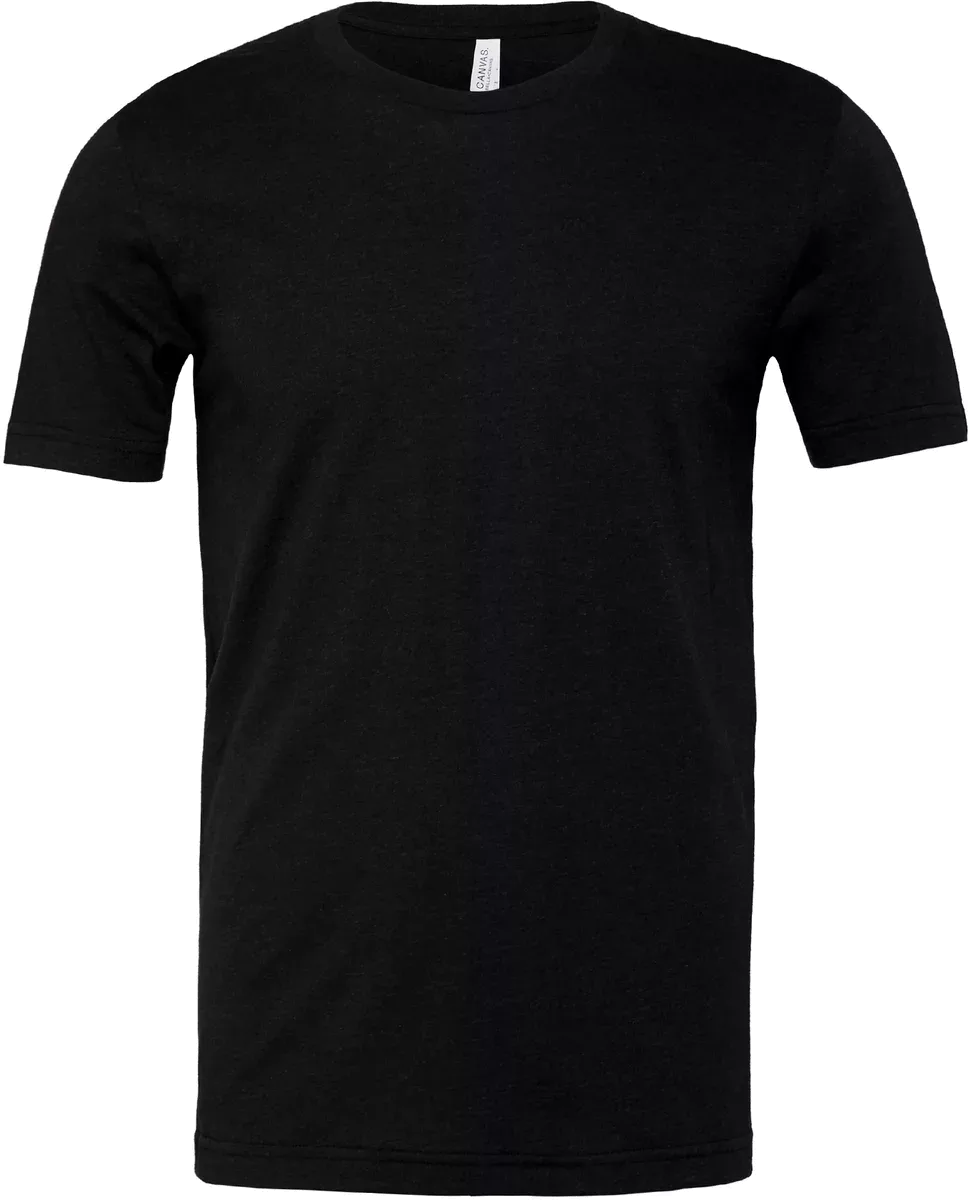 Heather jersey T-shirt met korte mouwen Heather Black