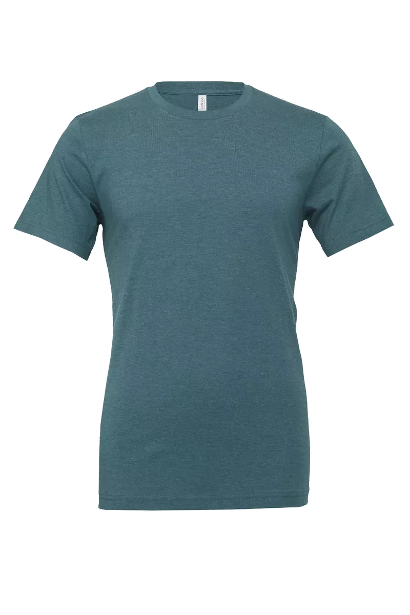 Heather jersey T-shirt met korte mouwen Heather Deep Teal