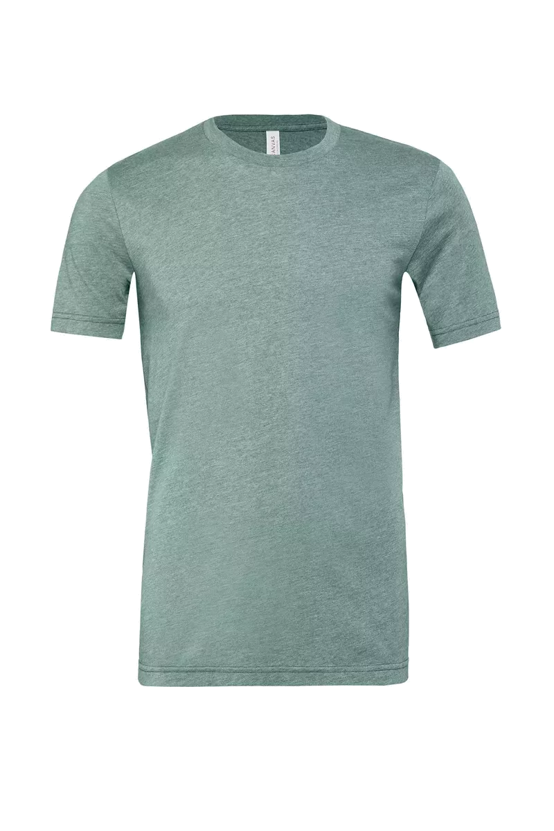 Heather jersey T-shirt met korte mouwen Heather Dusty Blue