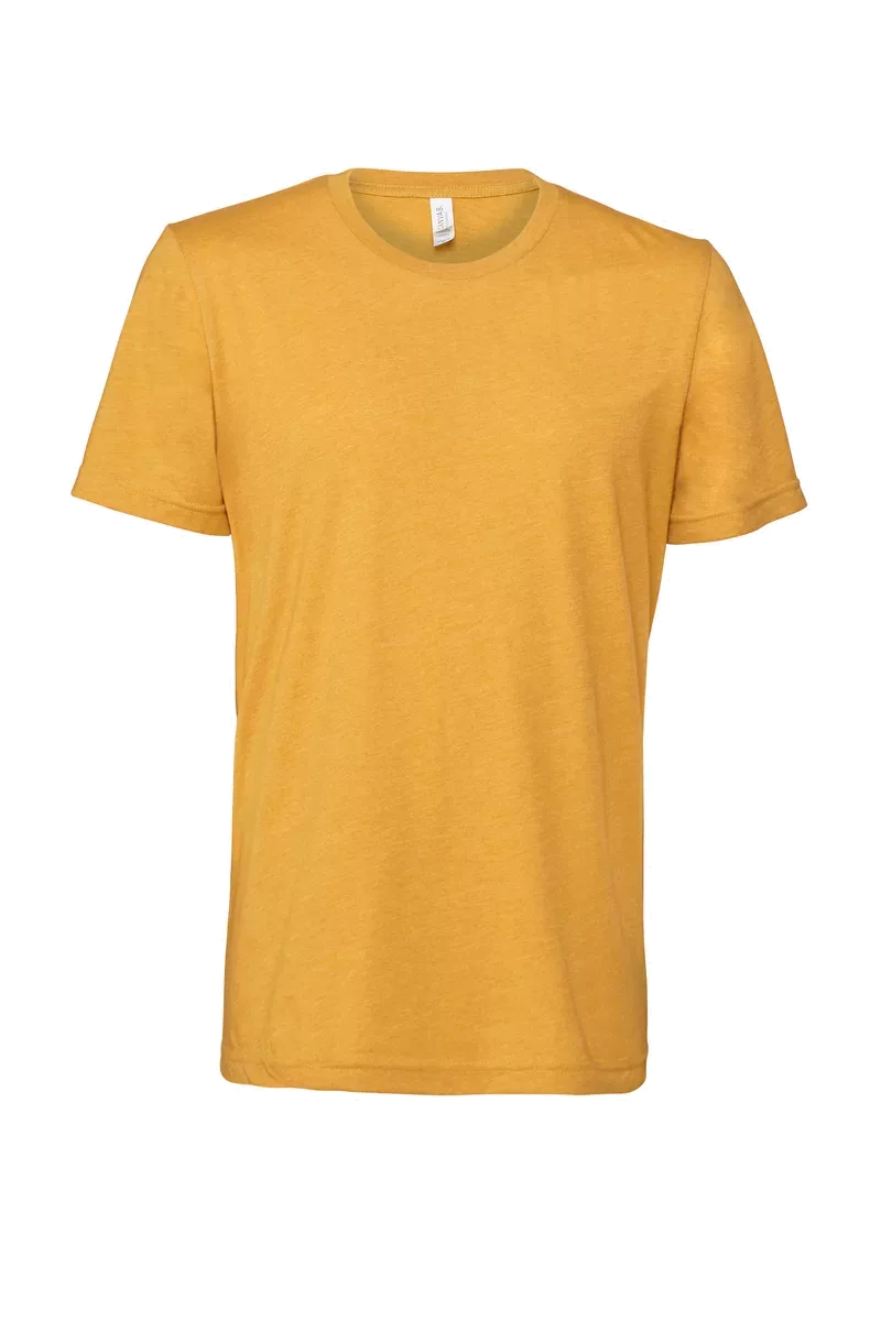 Heather jersey T-shirt met korte mouwen Heather Mustard