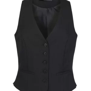 Luna Ladies Waistcoat Black
