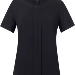 Blouse in Chinese crêpe VERONA Black
