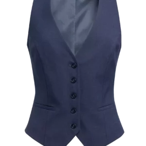Damesgilet Béatrice, getailleerde snit Denim