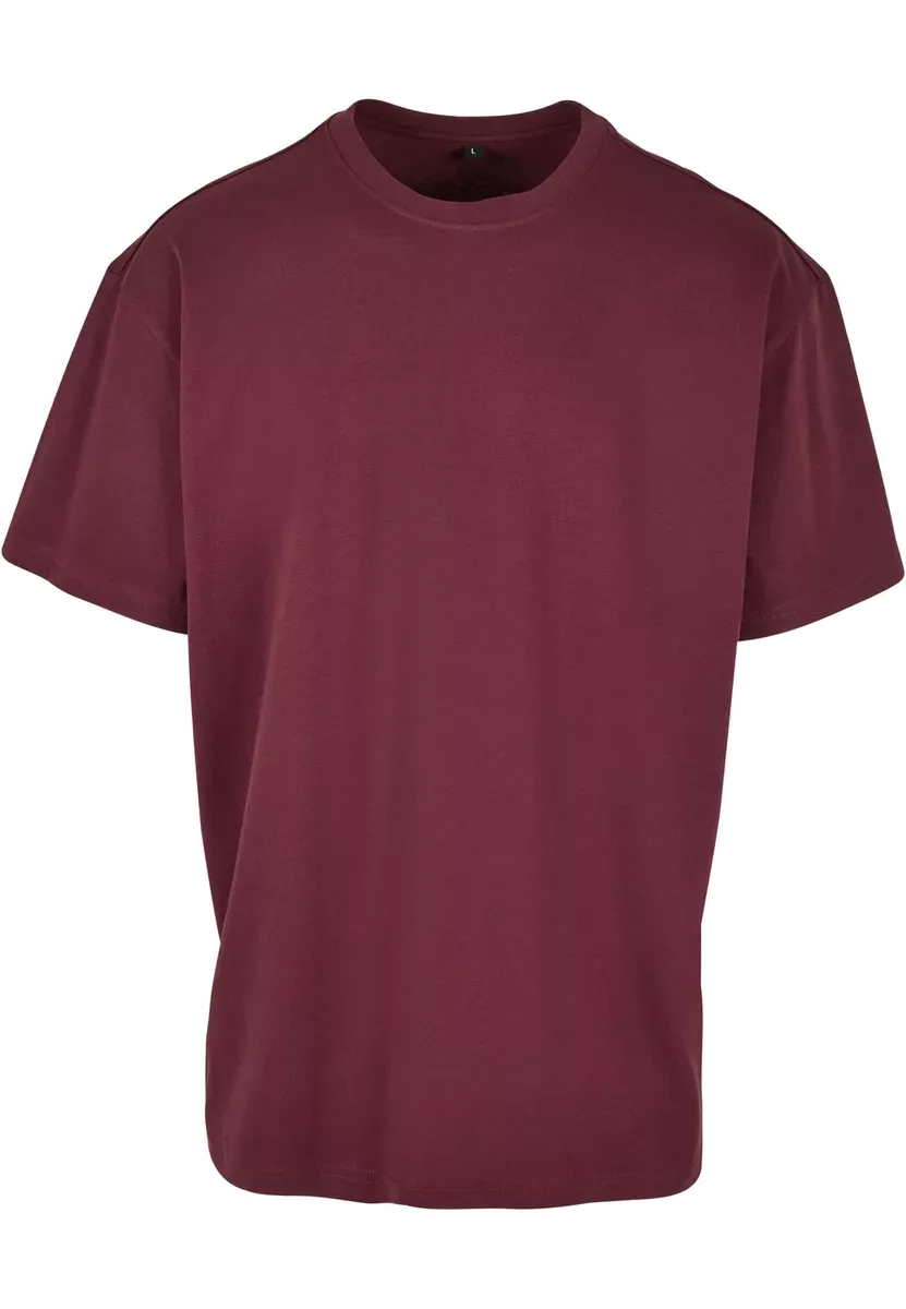 Oversized T-shirt zware stof Cherry
