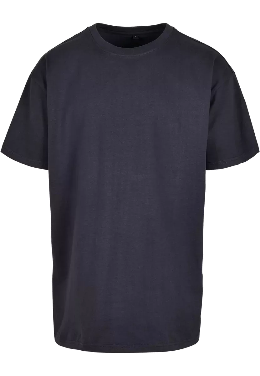 Oversized T-shirt zware stof Navy