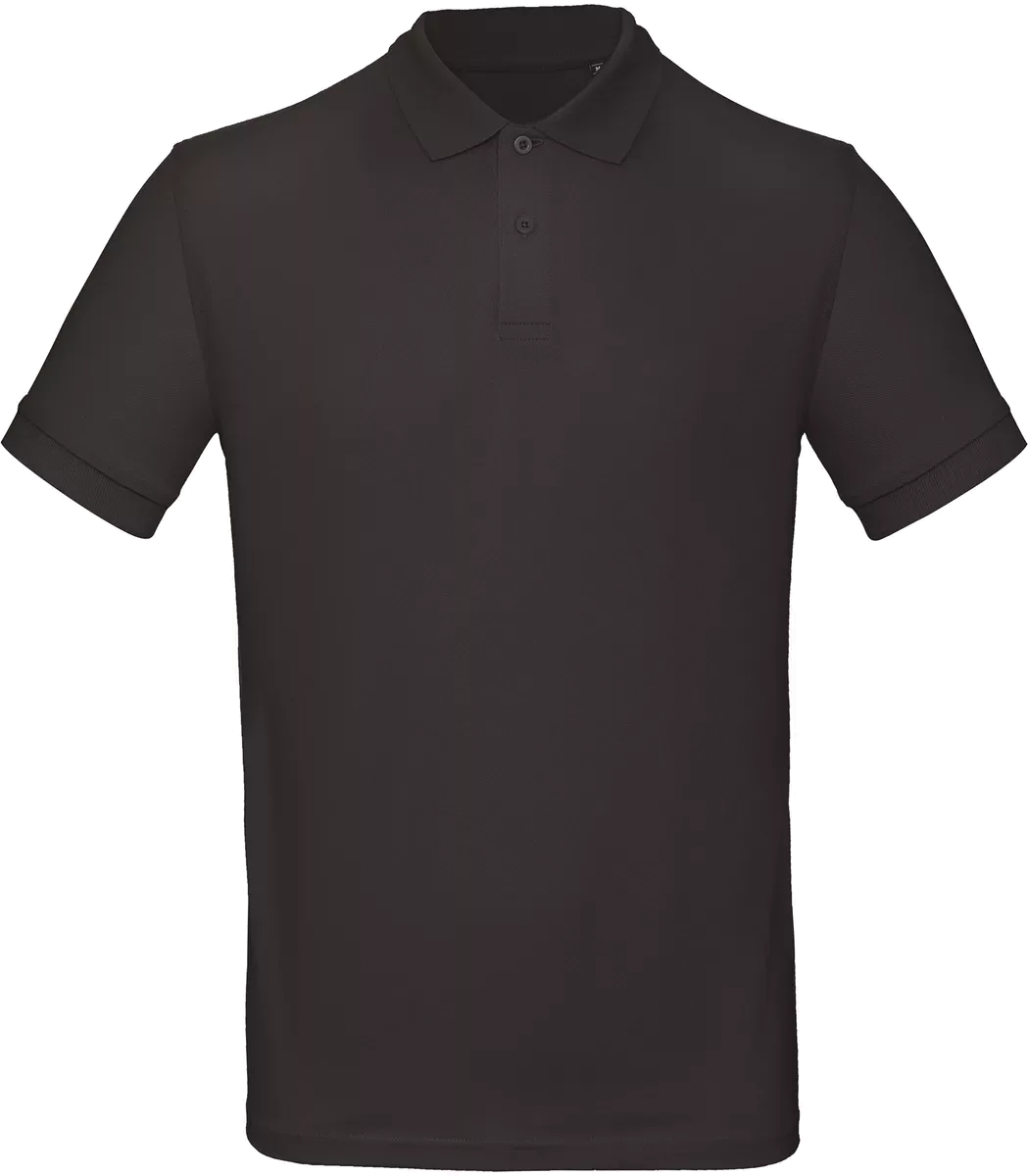 Men’s organic polo shirt Black