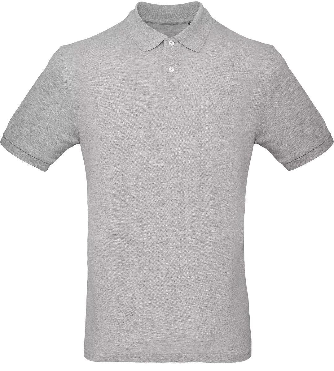 Men’s organic polo shirt Heather Grey