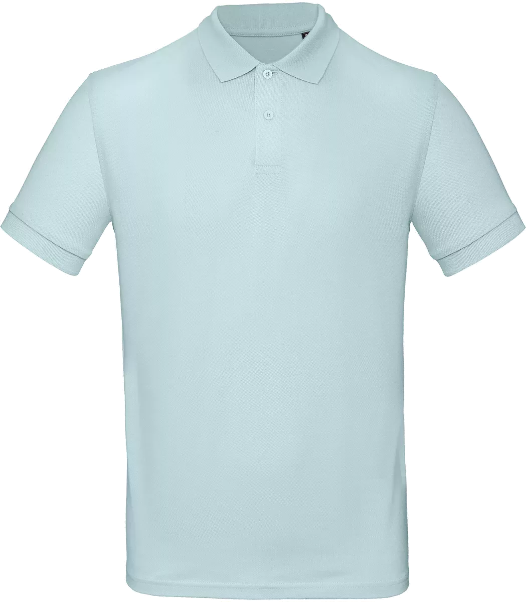 Men’s organic polo shirt Millennial Mint