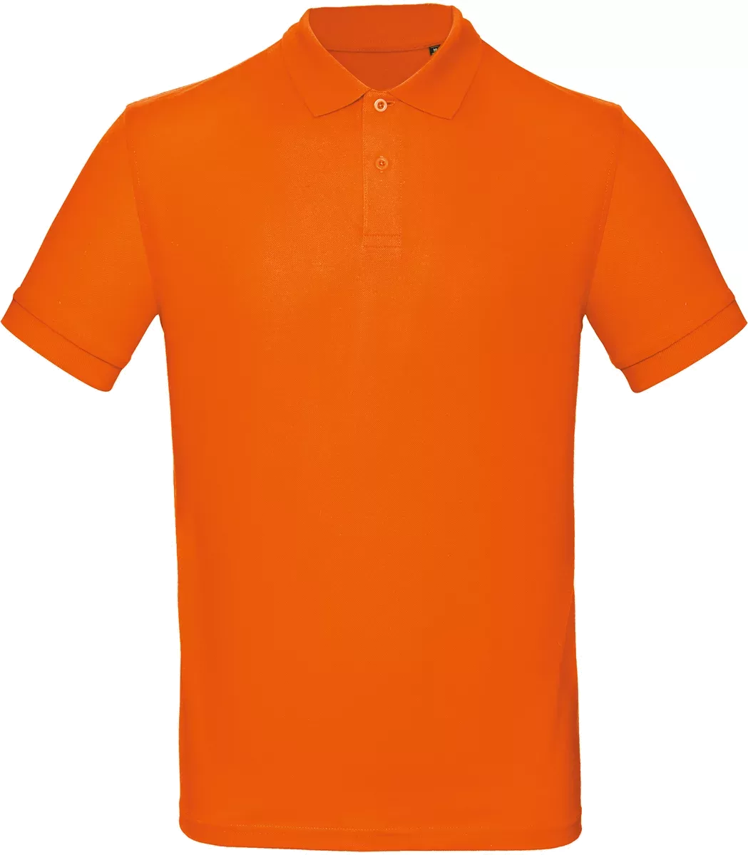 Men’s organic polo shirt Orange