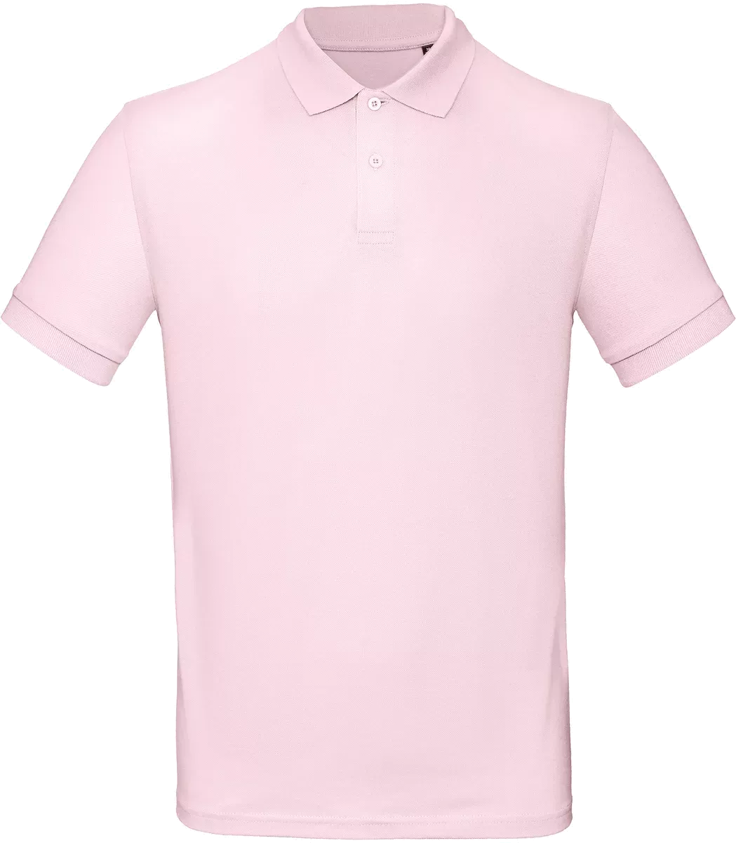 Men’s organic polo shirt Orchid Pink