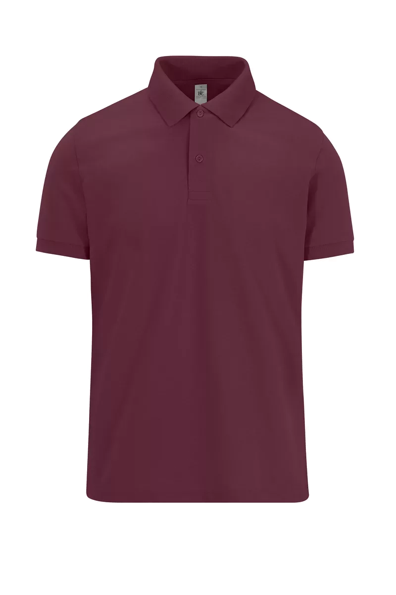 MY POLO 180 Heren korte mouwen Burgundy