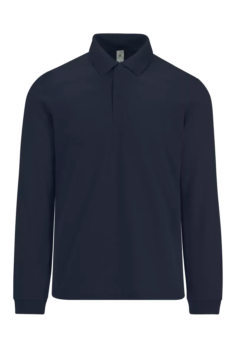 MY POLO 180 Heren lange mouwen Navy