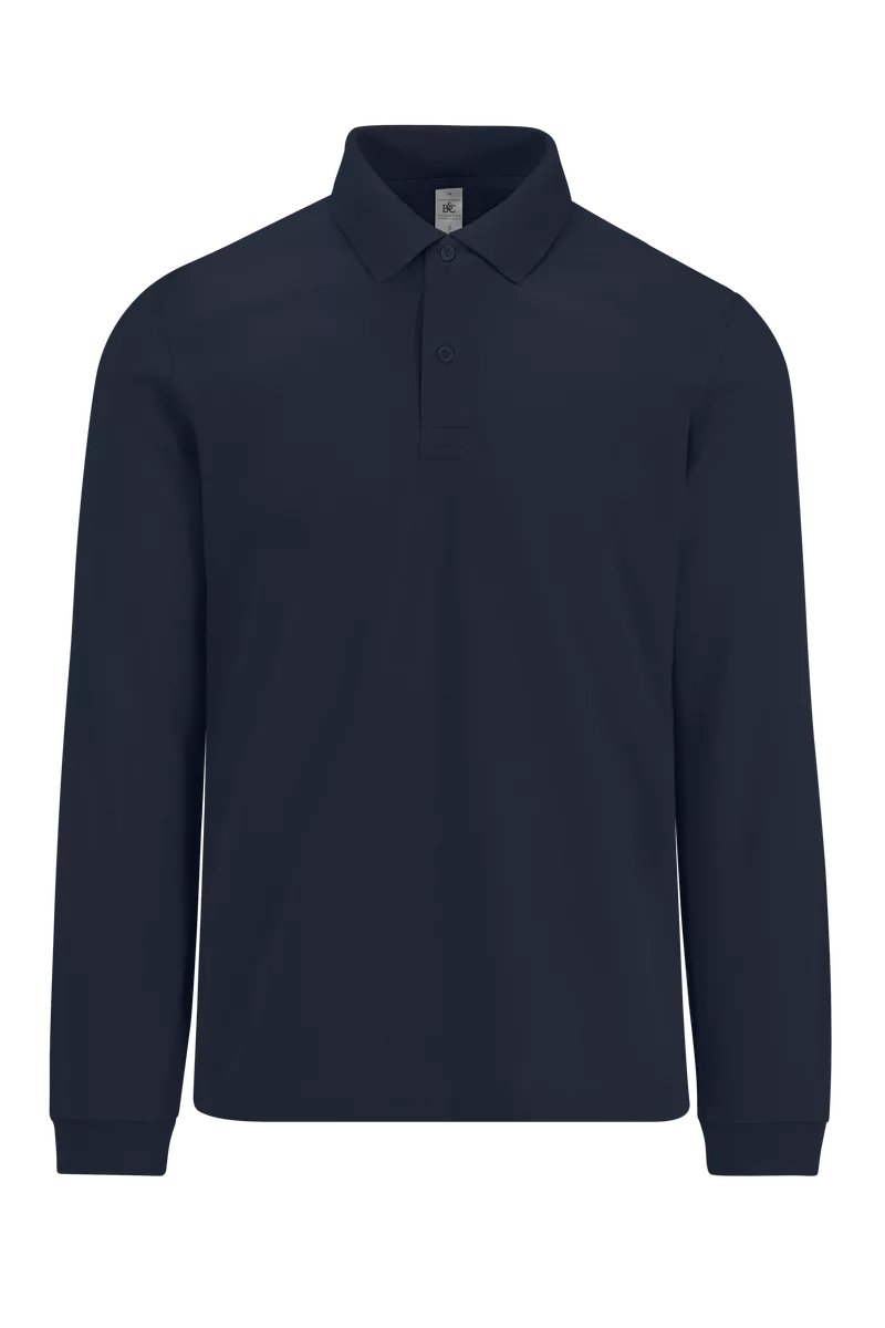 MY POLO 210 Heren lange mouwen Navy
