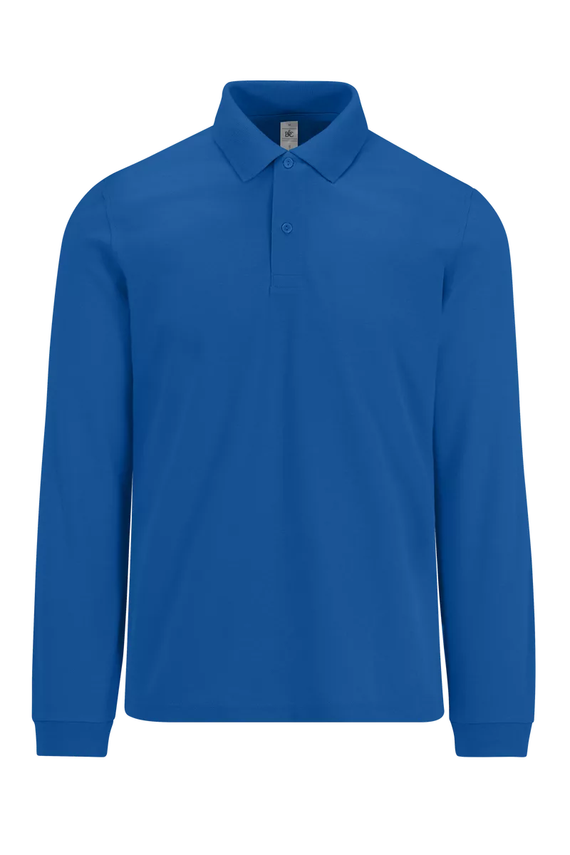 MY POLO 210 Heren lange mouwen Royal Blue