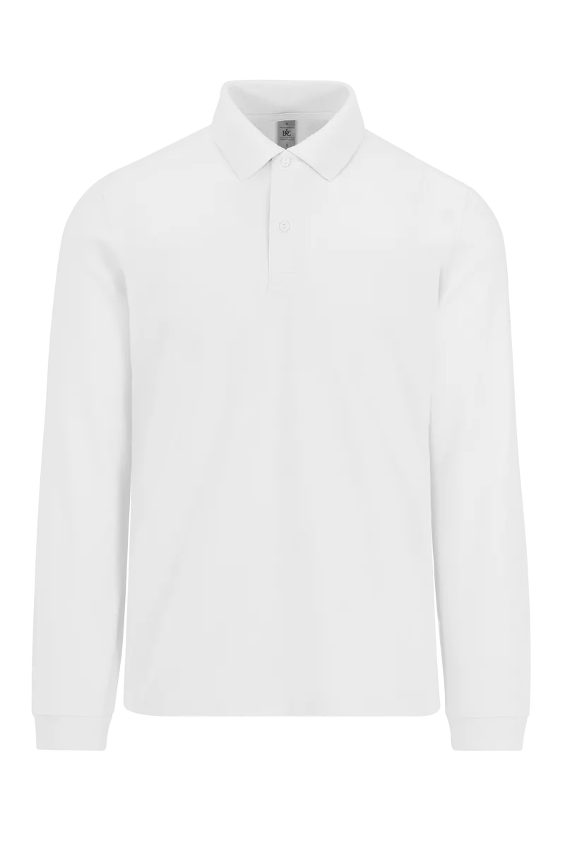 MY POLO 210 Heren lange mouwen White