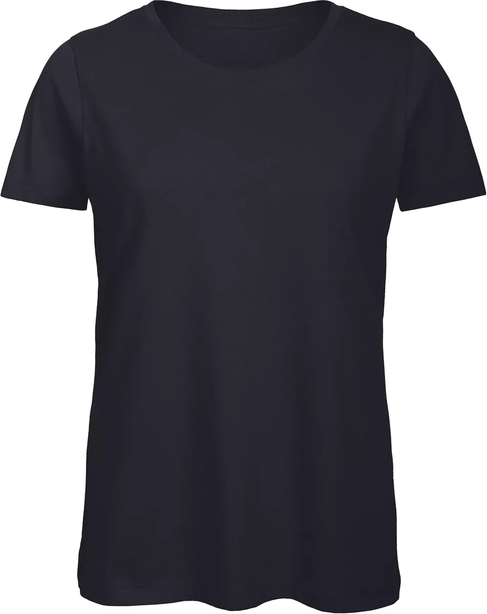 Organic Cotton Inspire Crew Neck T-shirt / Woman Navy