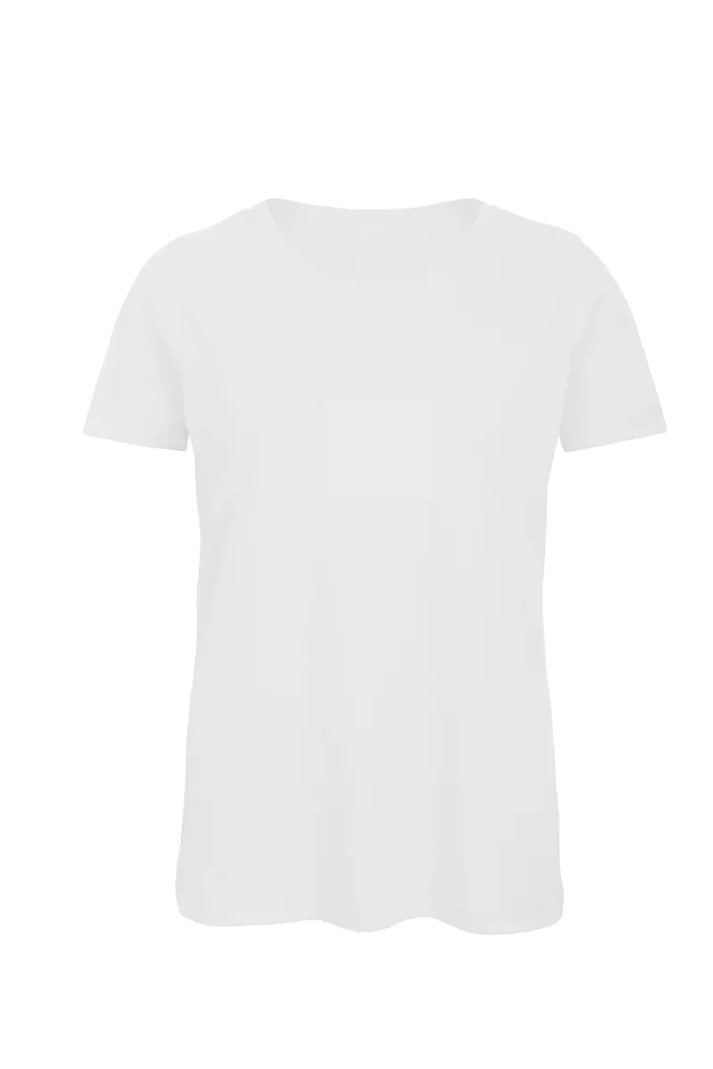Organic Cotton Inspire Crew Neck T-shirt / Woman White
