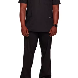 Tuniek met V-hals voor heren Black