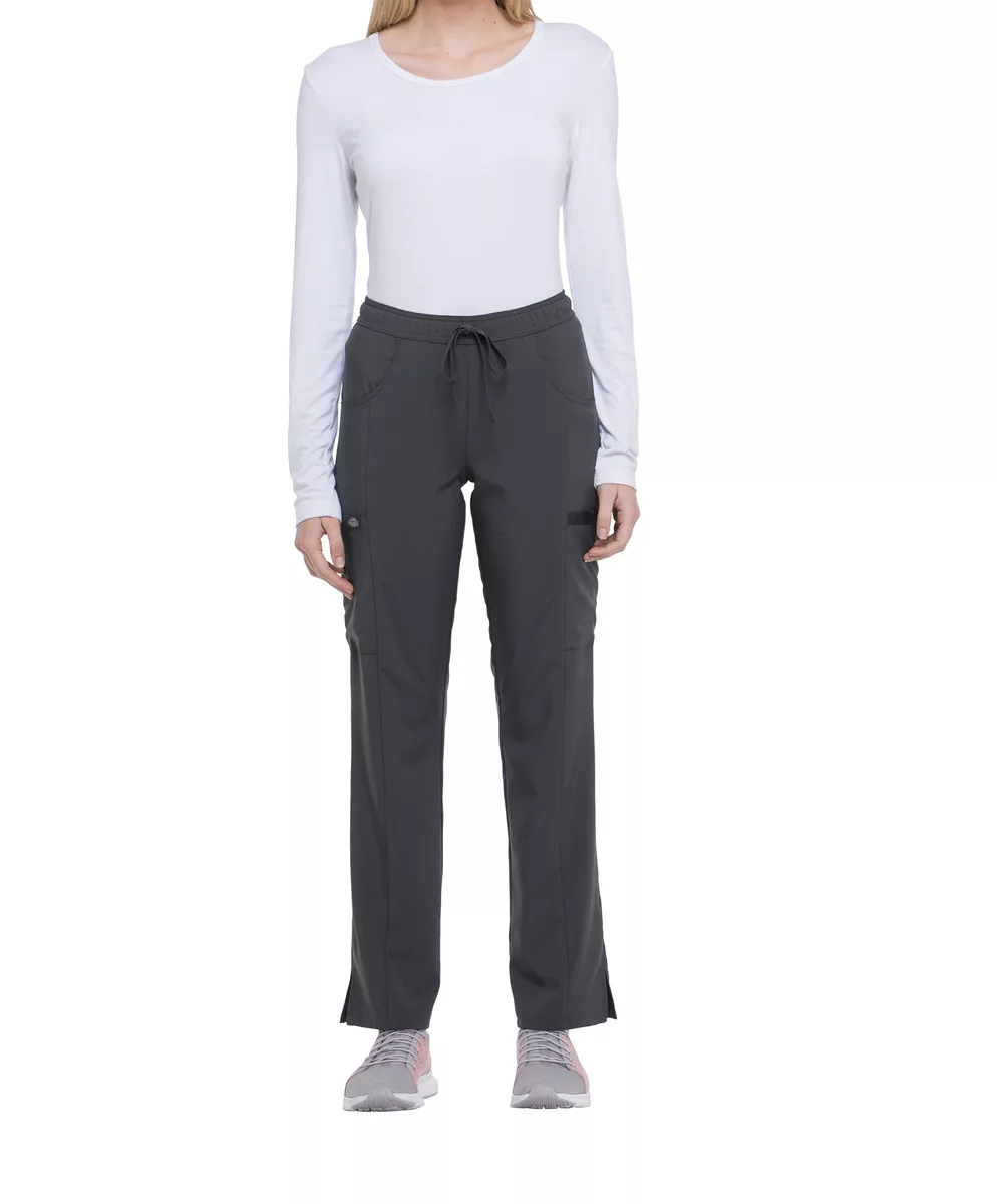 Damesbroek met trekkoordje middelhoge taille Pewter