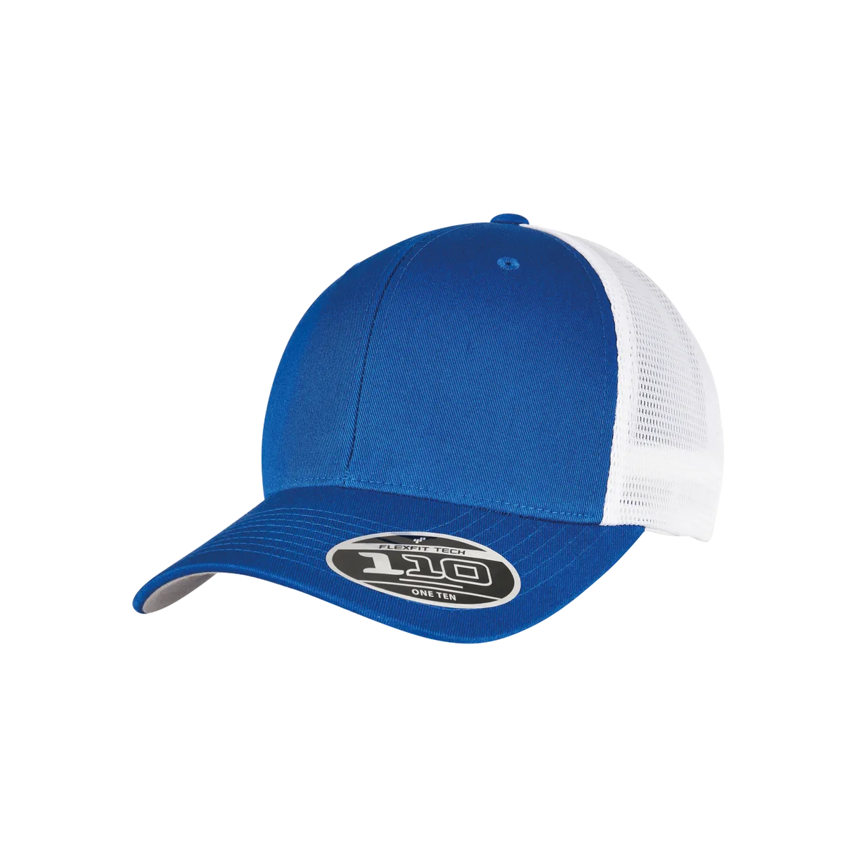 Tweekleurige pet met mesh ROYAL / WHITE
