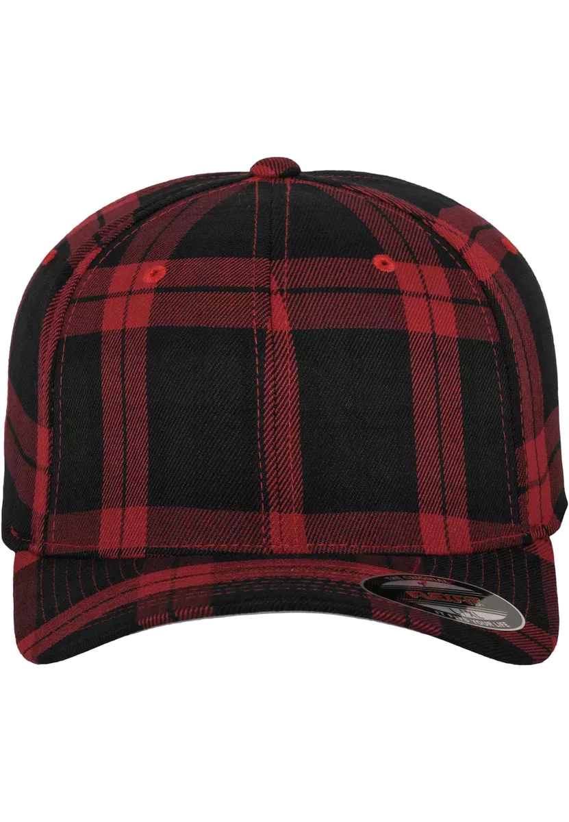 Tartan geruite pet BLACK / RED