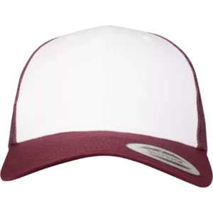 MAROON / WHITE