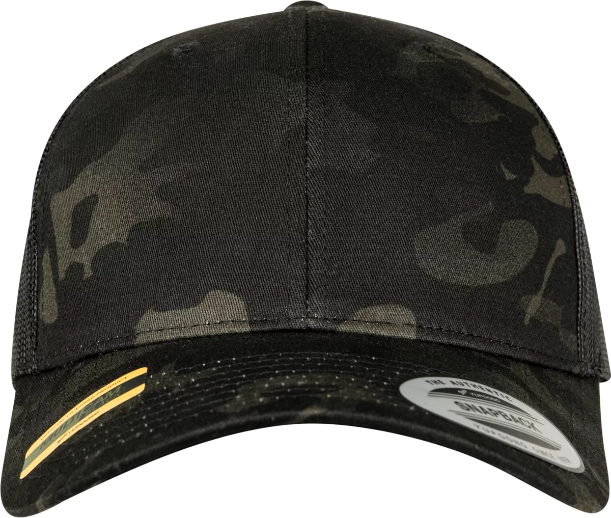 Multicam retro truckerpet BLACK MULTICAM