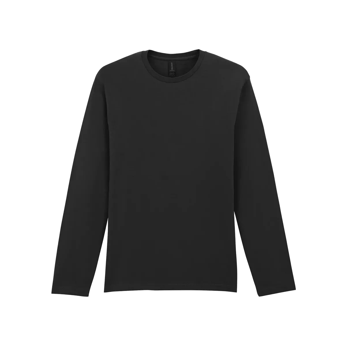 Softstyle® Euro Fit Adult T-shirt met lange mouwen Black
