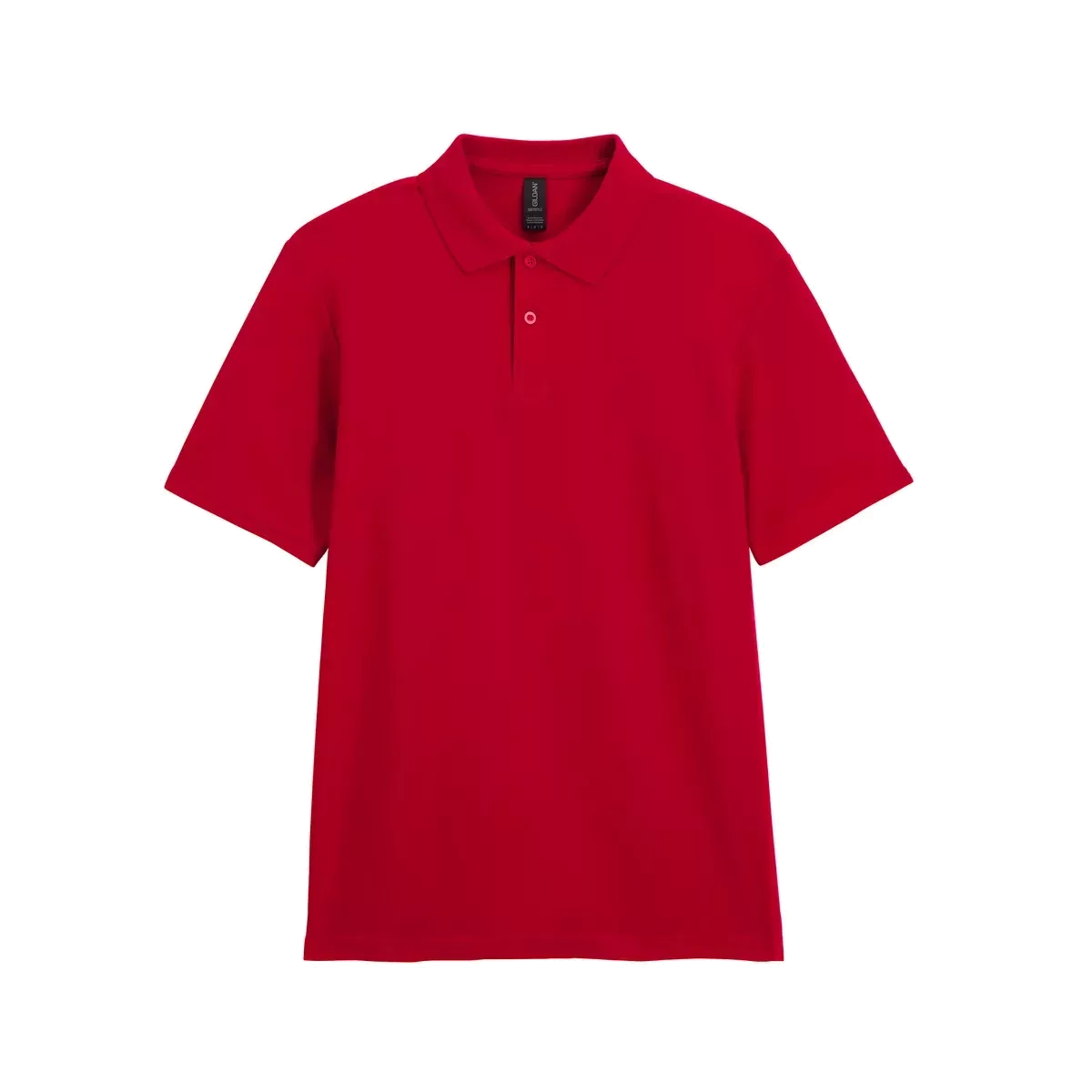 Herenpolo Softstyle Dubbele piqué Cherry Red