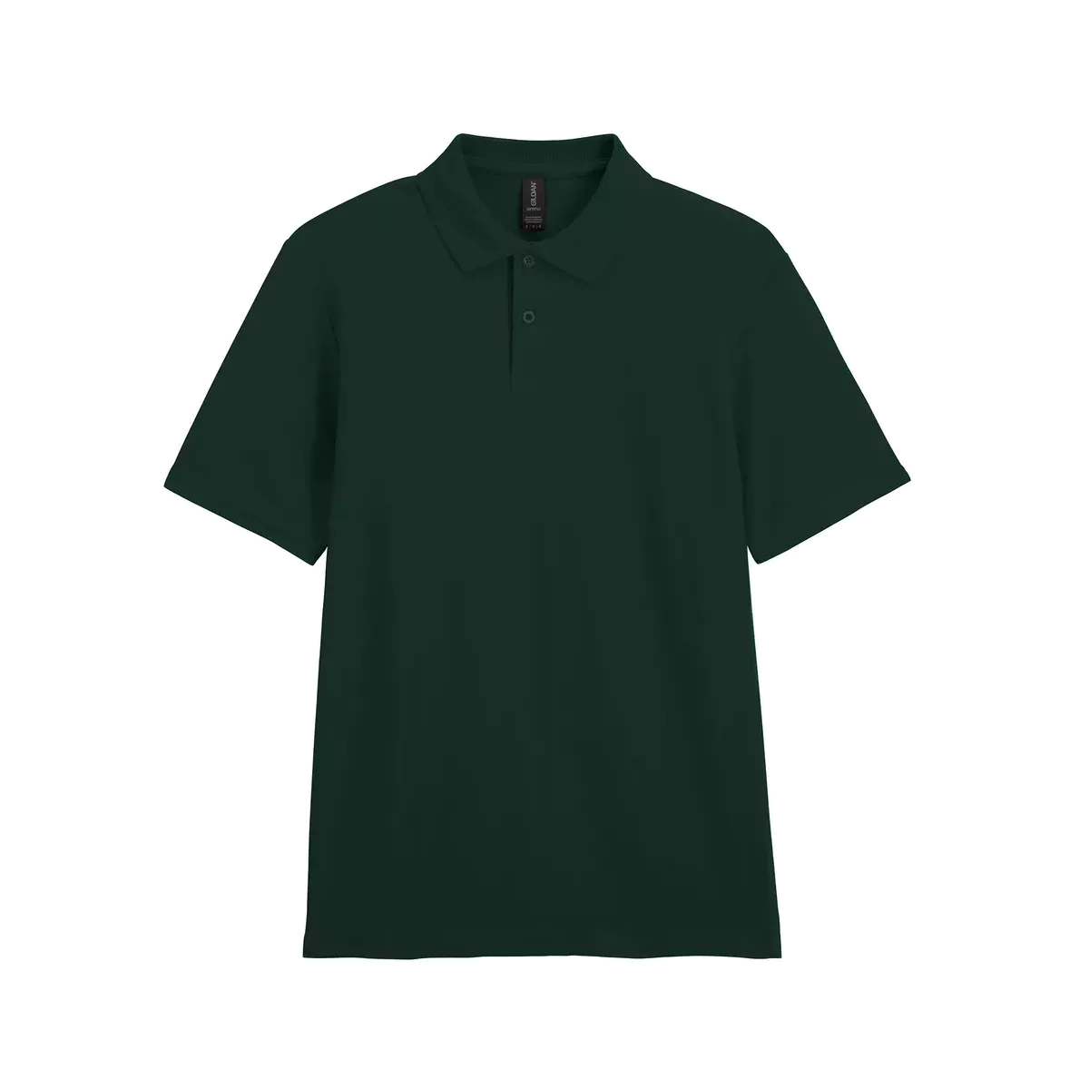 Herenpolo Softstyle Dubbele piqué Forest Green