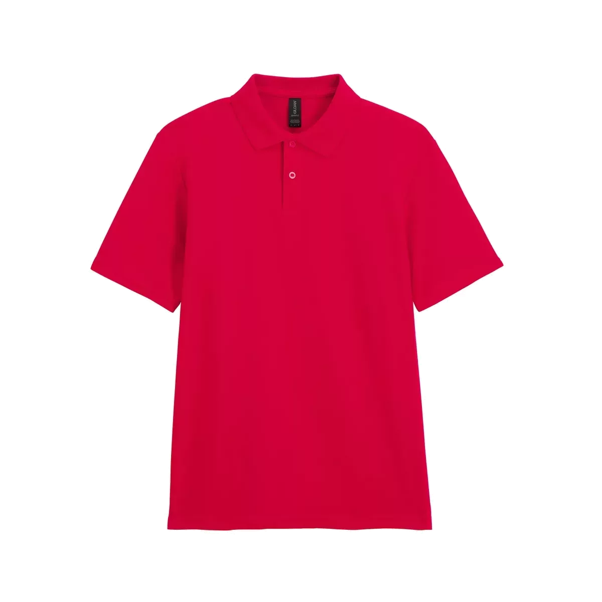 Herenpolo Softstyle Dubbele piqué Red