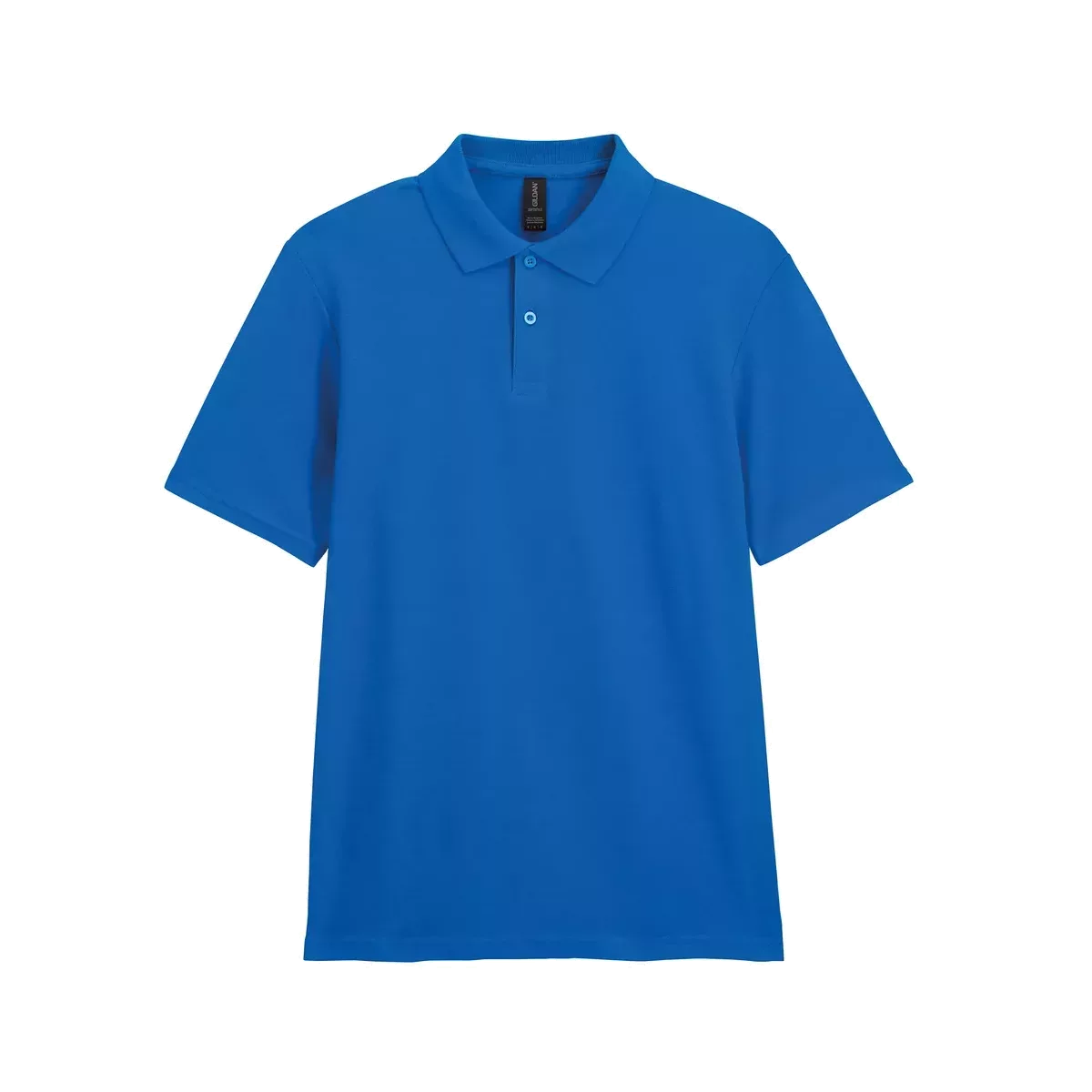 Herenpolo Softstyle Dubbele piqué Royal Blue