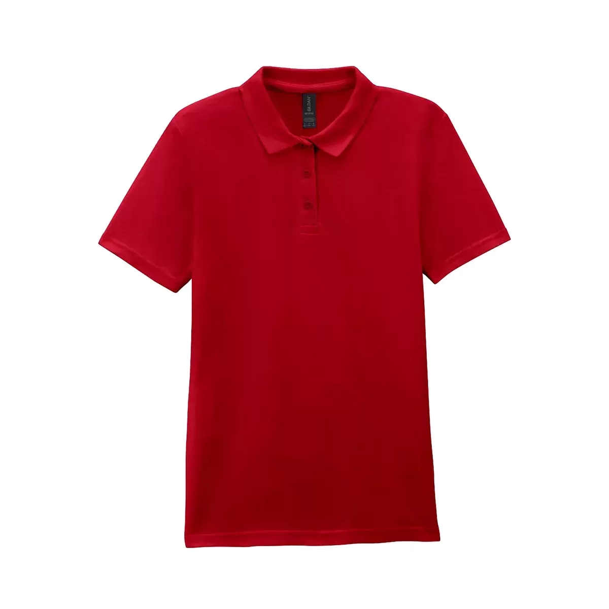 Damespolo Softstyle Dubbele piqué Cherry Red