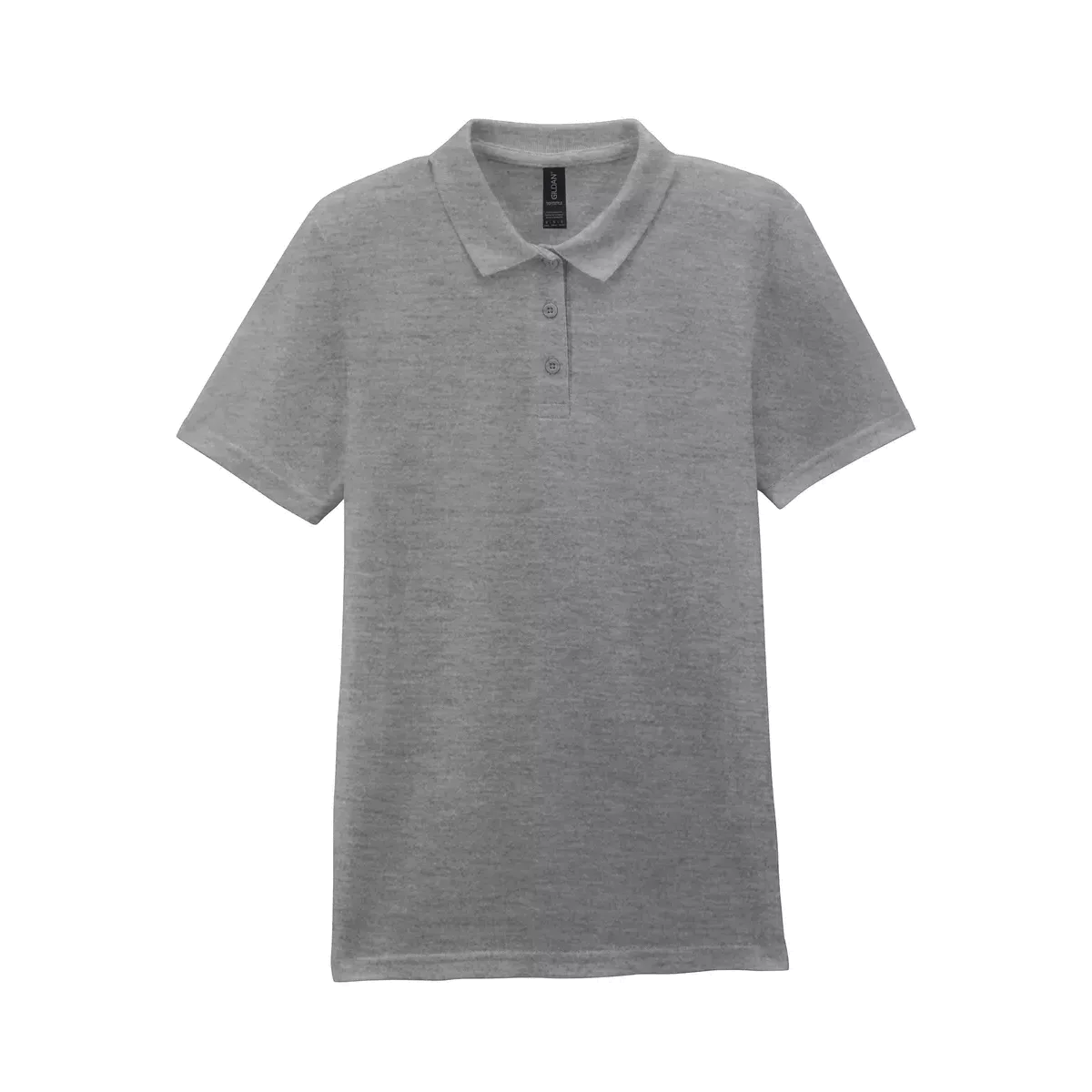 Damespolo Softstyle Dubbele piqué RS Sport Grey