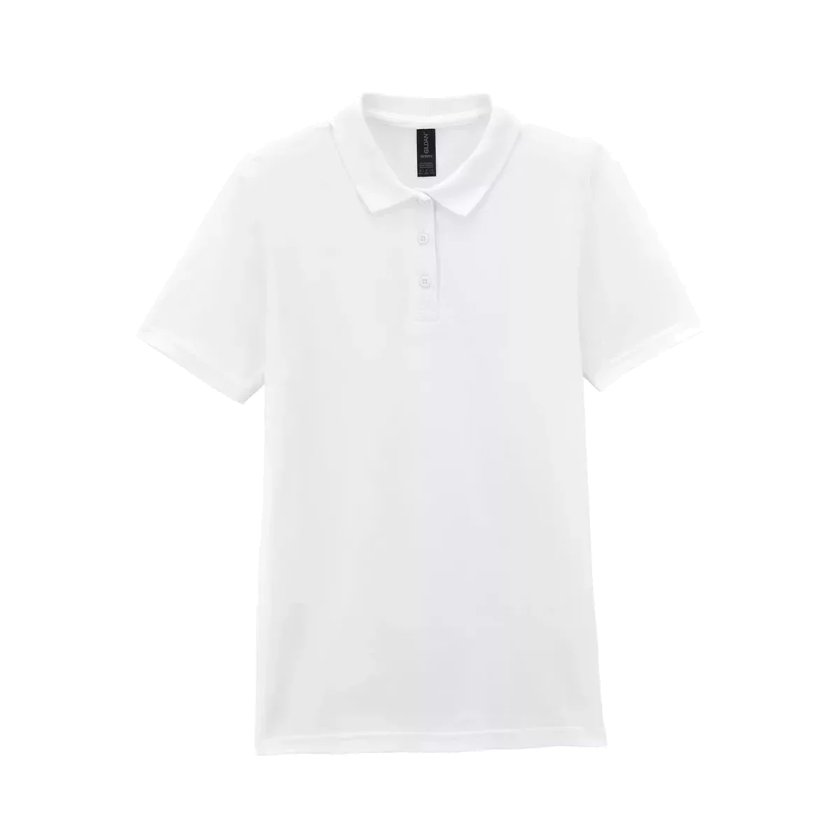 Damespolo Softstyle Dubbele piqué White