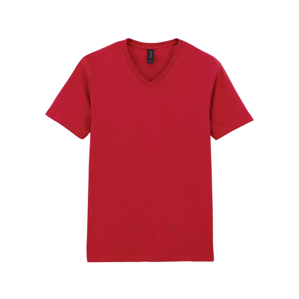 Softstyle Euro Fit Adult V-neck T-shirt Cherry Red