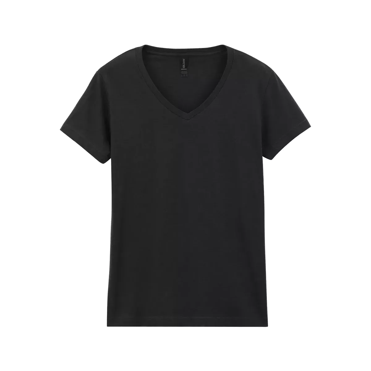 Softstyle® Fitted Ladies’ V-neck T-shirt Black