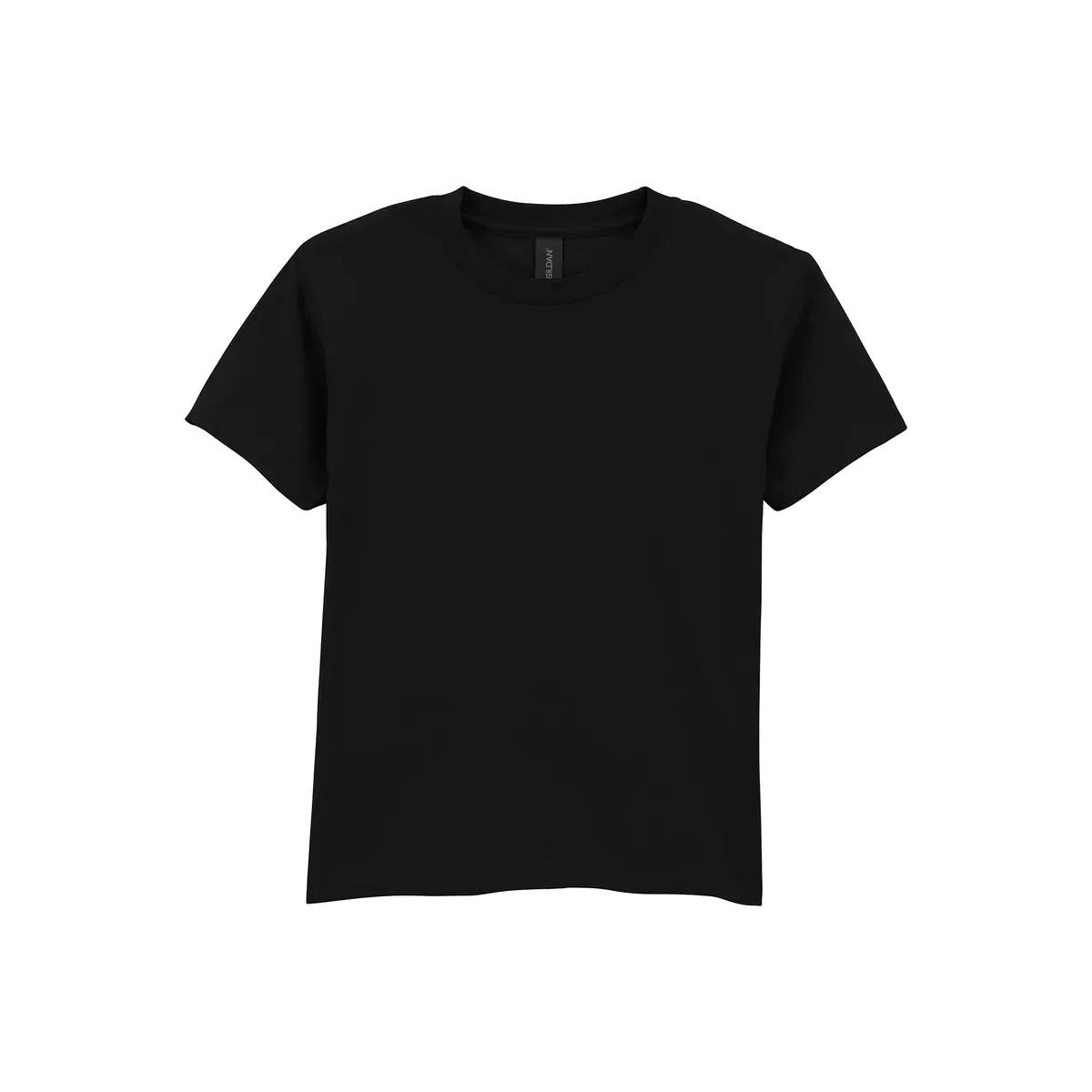 Kinder lightgewicht softstyle T-shirt Pitch Black