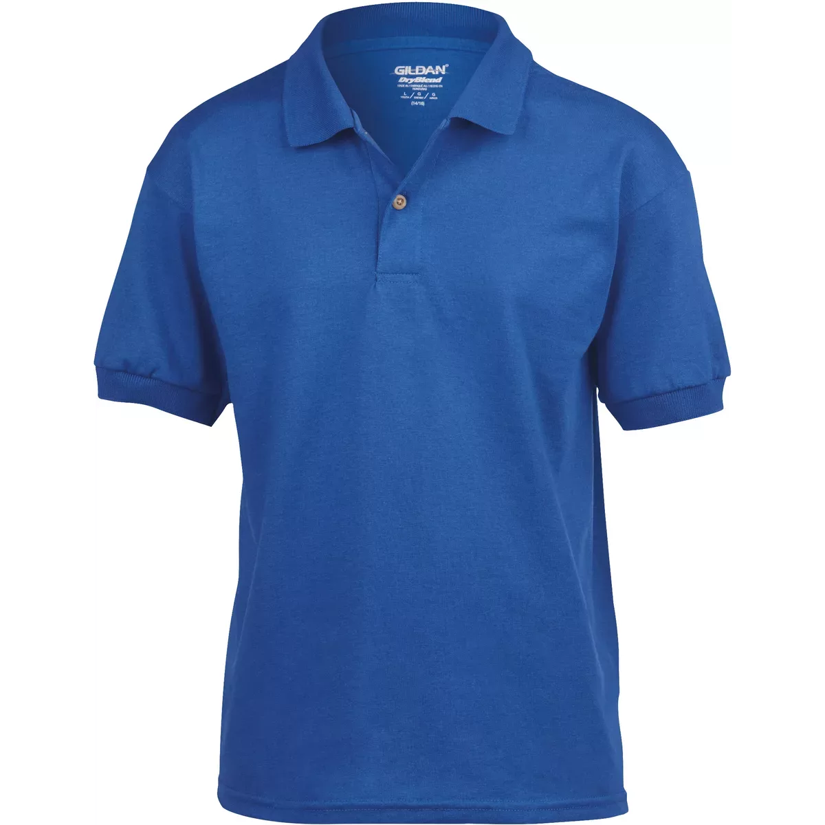 Dryblend Classic Fit Kinder Jersey Polo Royal Blue