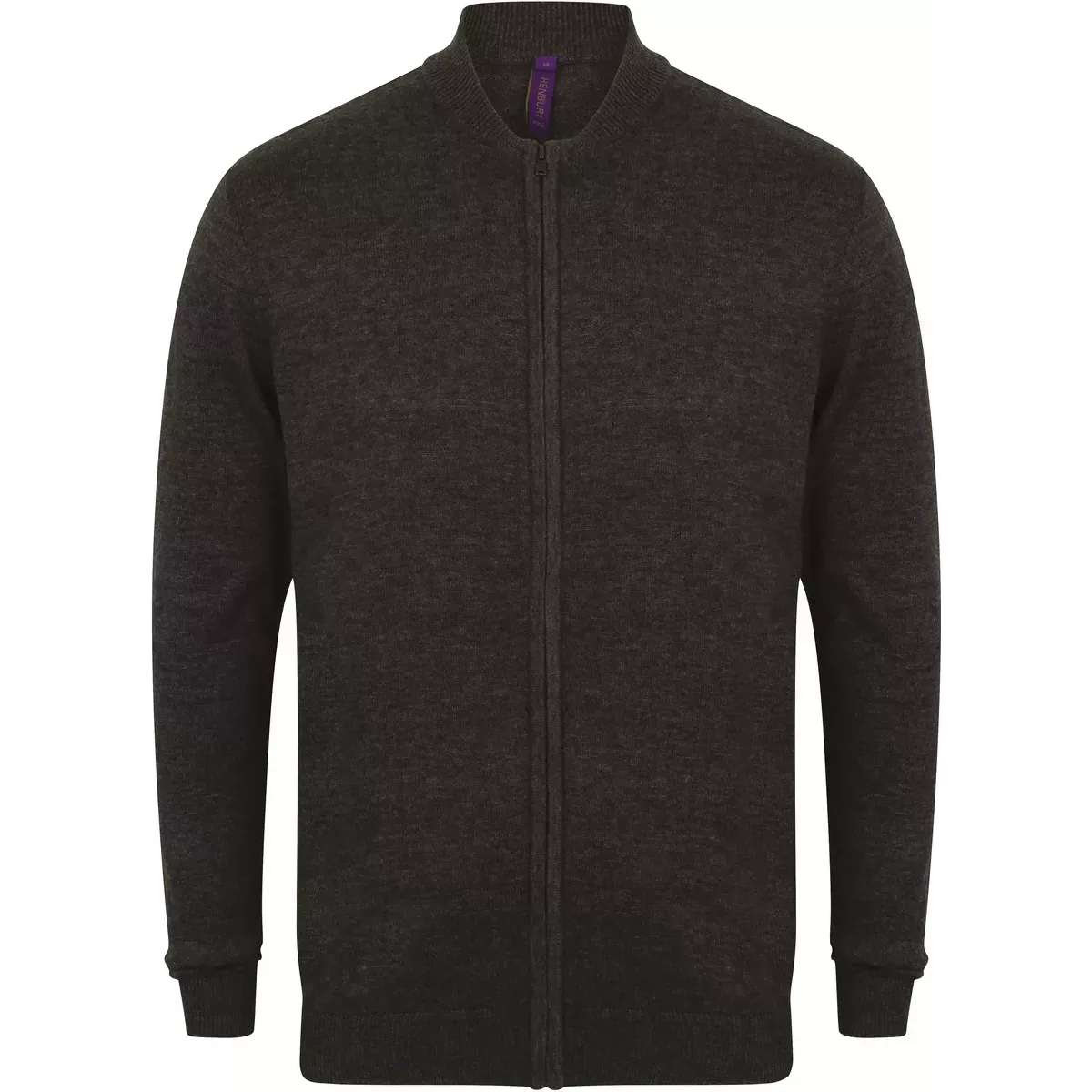 Cardigan met rits Grey Marl