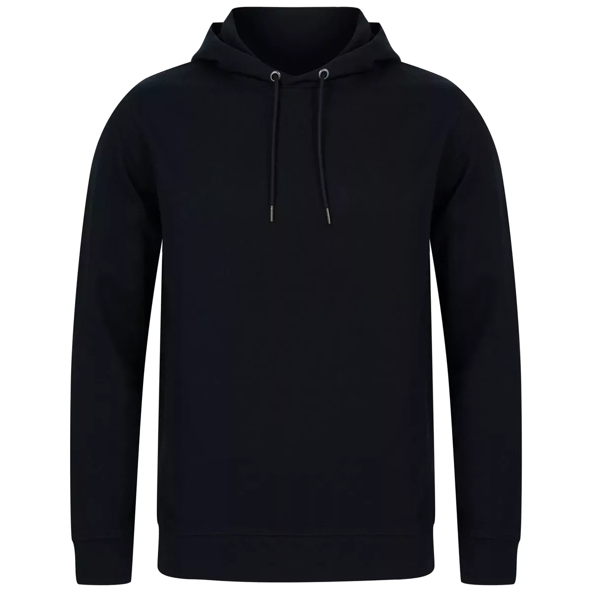 Ecologische unisex sweater met capuchon Black
