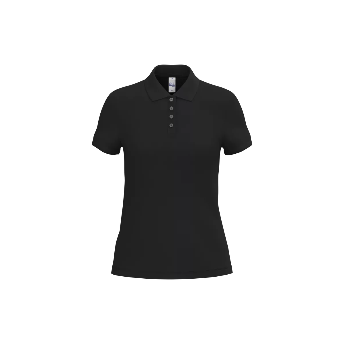 Dames piquépolo Ideal Black