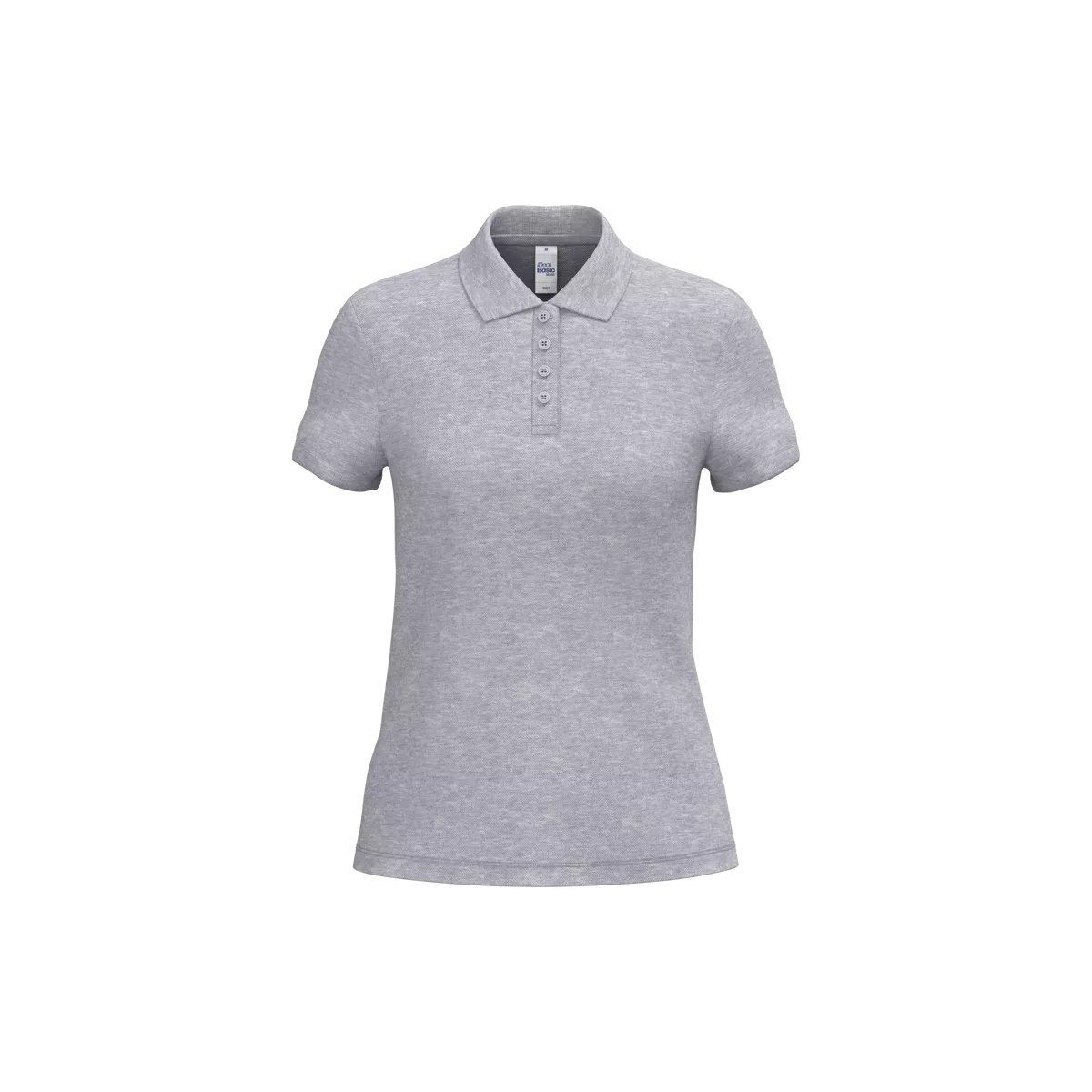 Dames piquépolo Ideal Oxford Grey