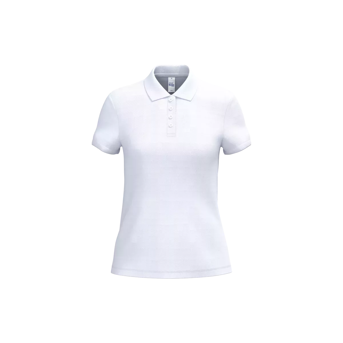 Dames piquépolo Ideal White