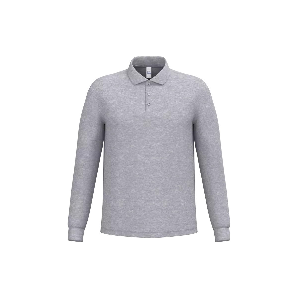 Heren piquépolo LSL Ideal Oxford Grey