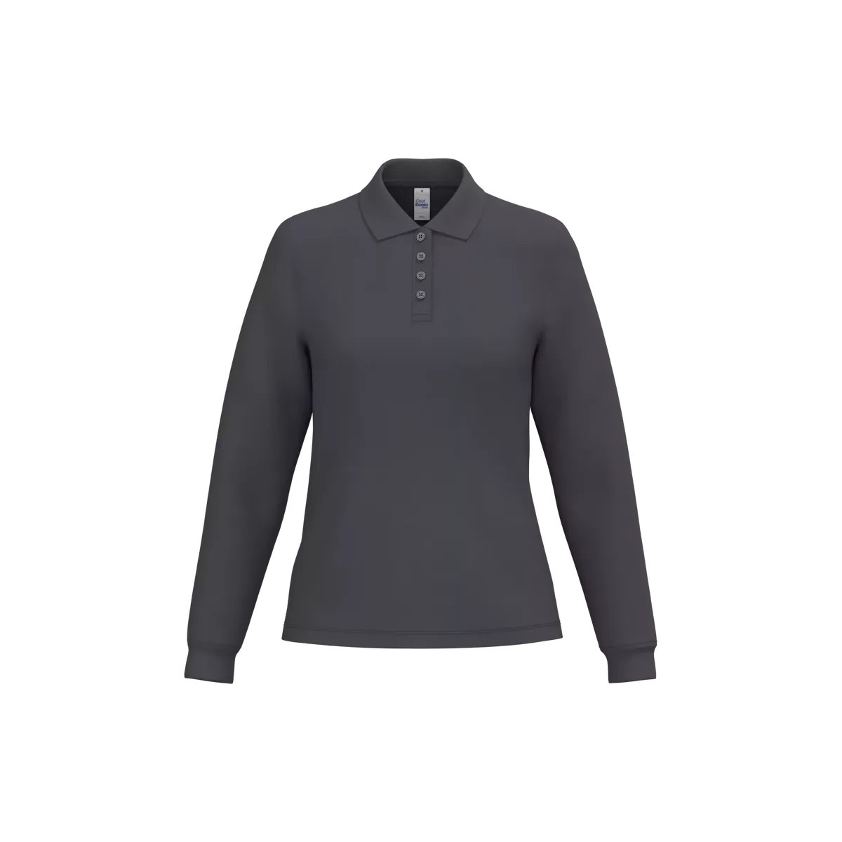 Dames piquépolo LSL Ideal Dark Grey