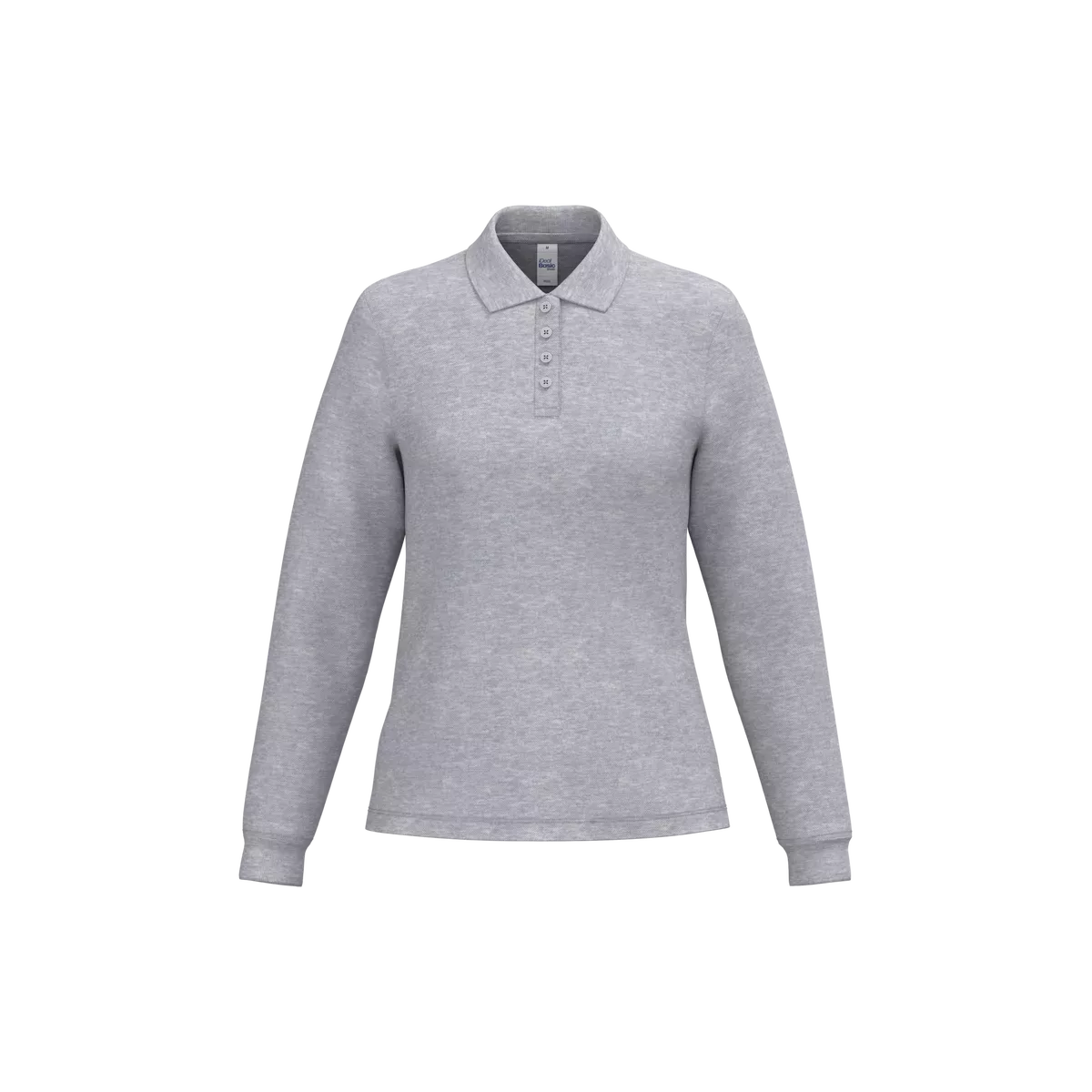 Dames piquépolo LSL Ideal Oxford Grey